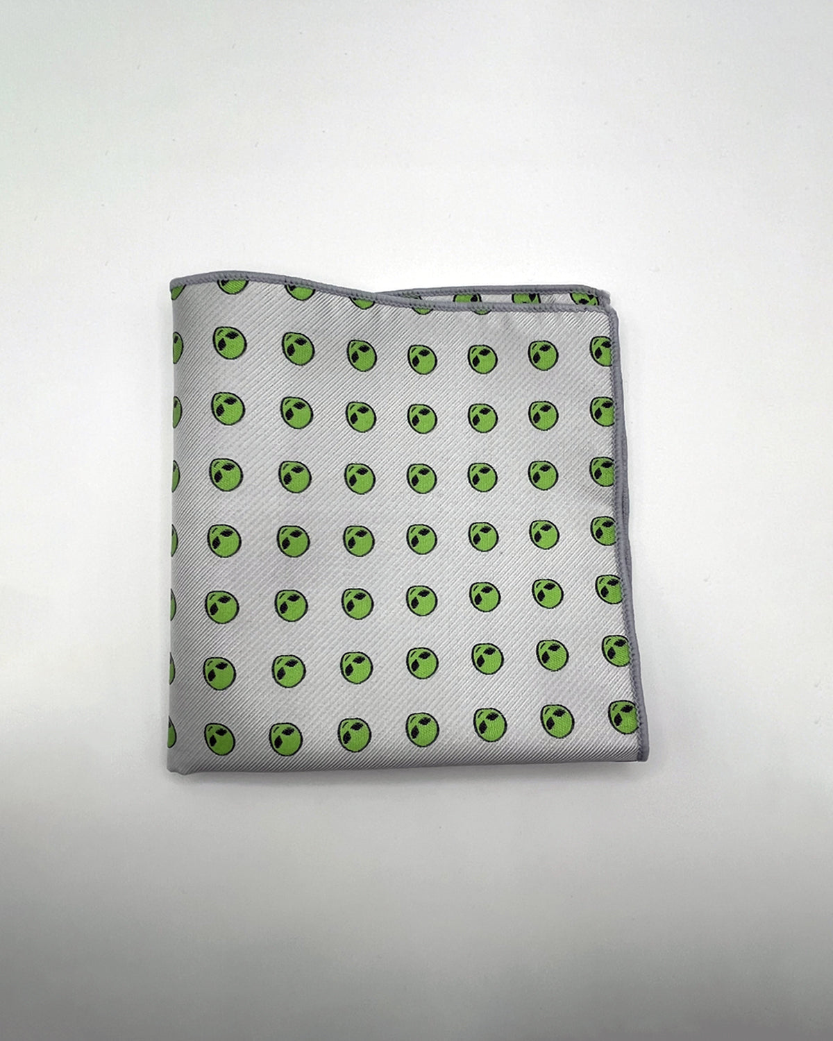 Alien - White Pocket Square