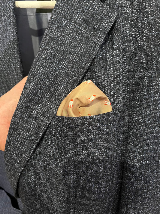 Rocket - Camel Pocket Square