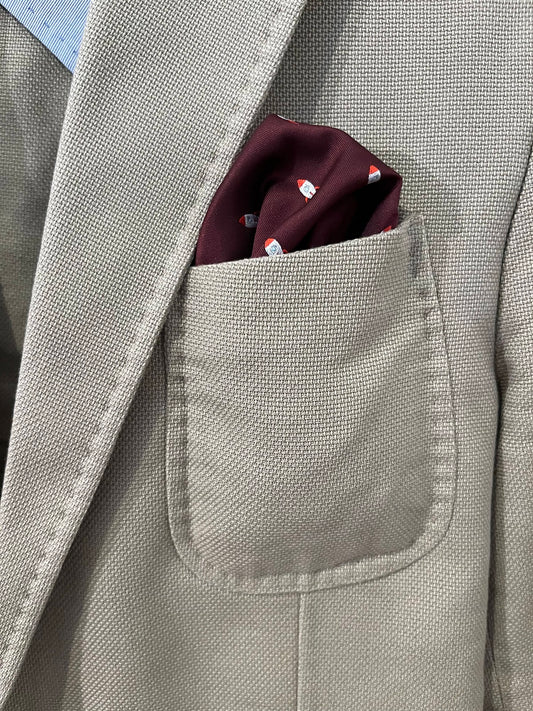 Rocket - Maroon Pocket Square