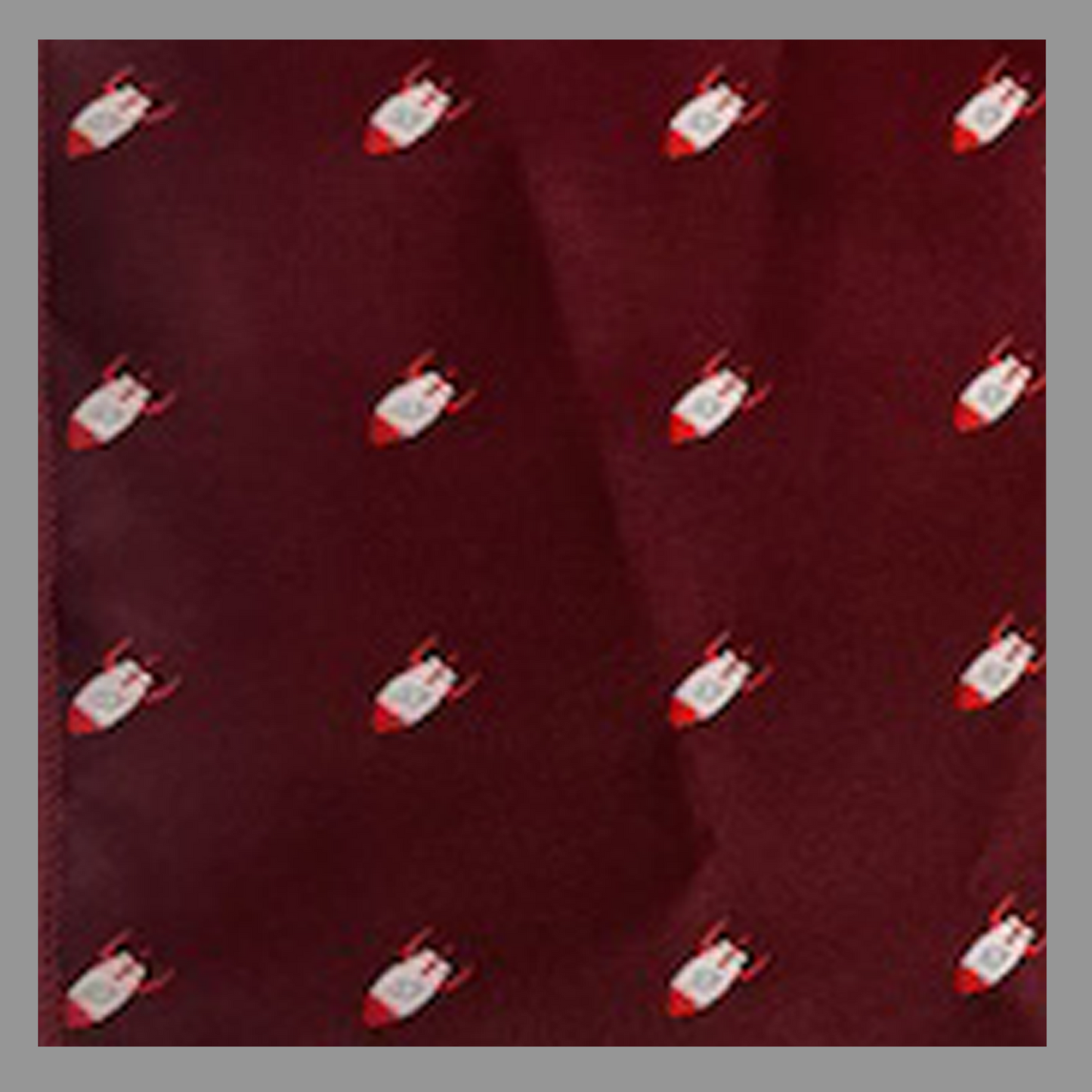 Rocket - Maroon Pocket Square