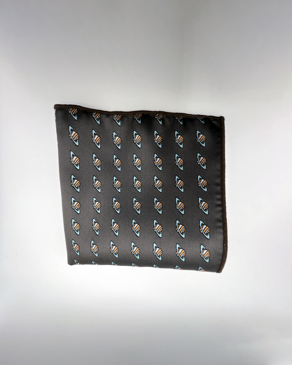 Planet - Black Pocket Square