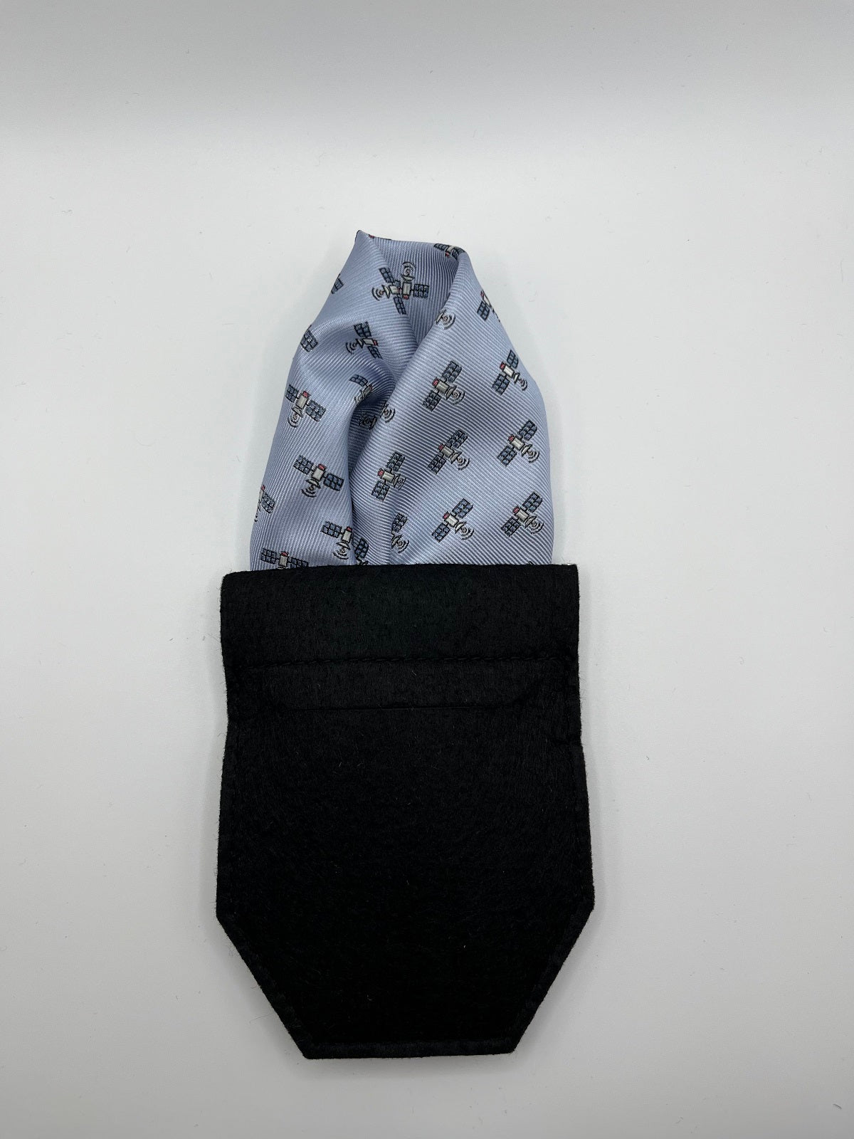 Satellite - Blue Pocket Square